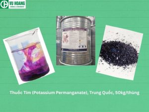 Thuốc Tím (Potassium Permanganate), Trung Quốc, 50kg/thùng