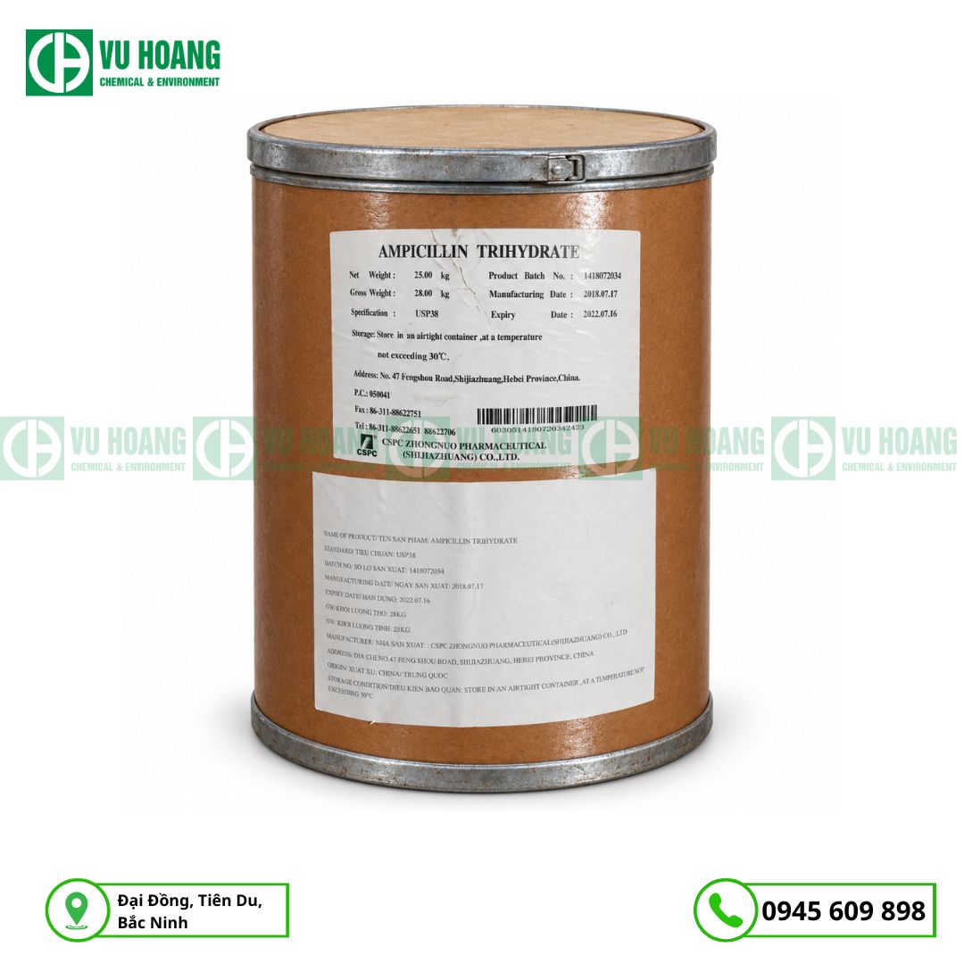 Ampicillin Tryhydrate Bpmicronised 95%